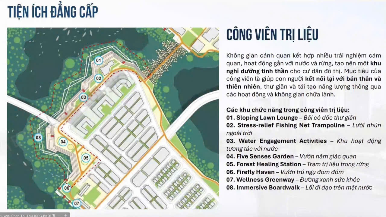 Hình ảnh mô phỏng quy hoạch khu đô thị hỗn hợp (đảo – ven sông) trong dự án.